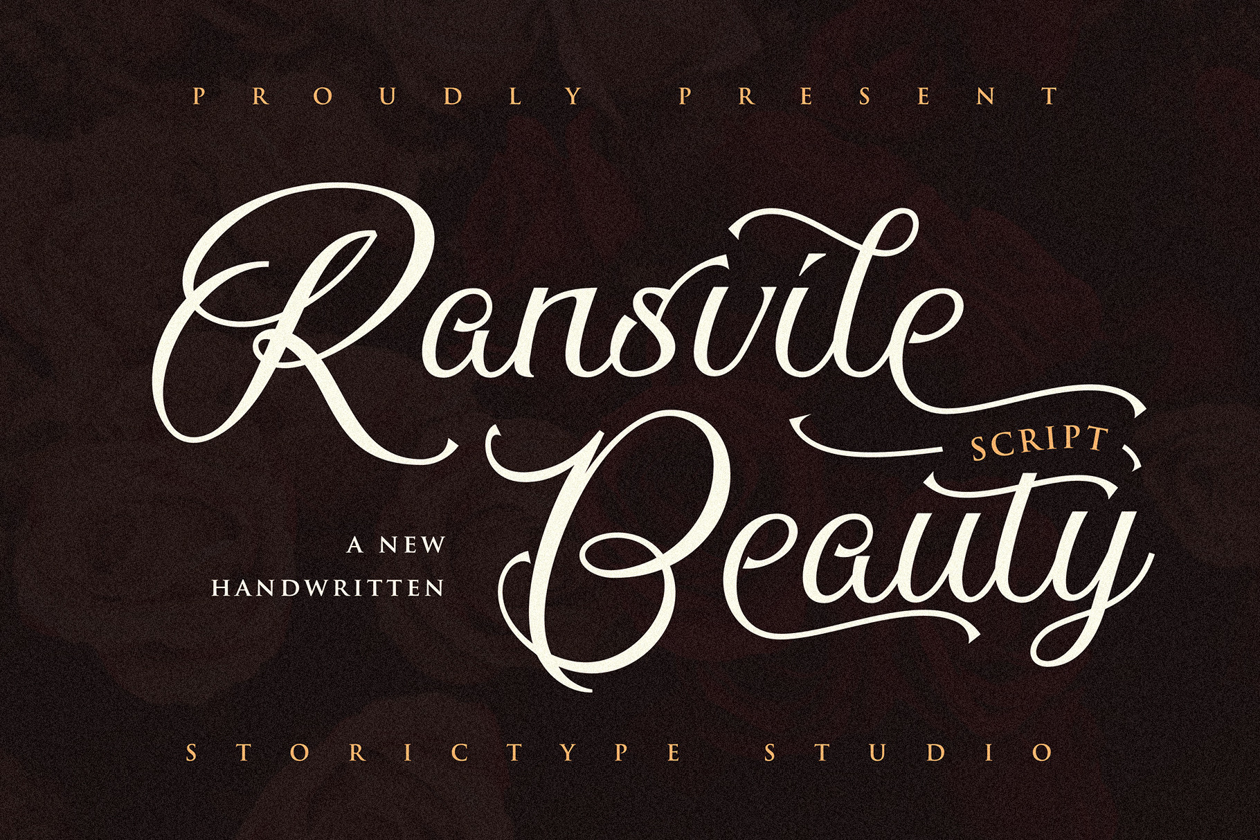 Example font Ransvile Beauty Script #1