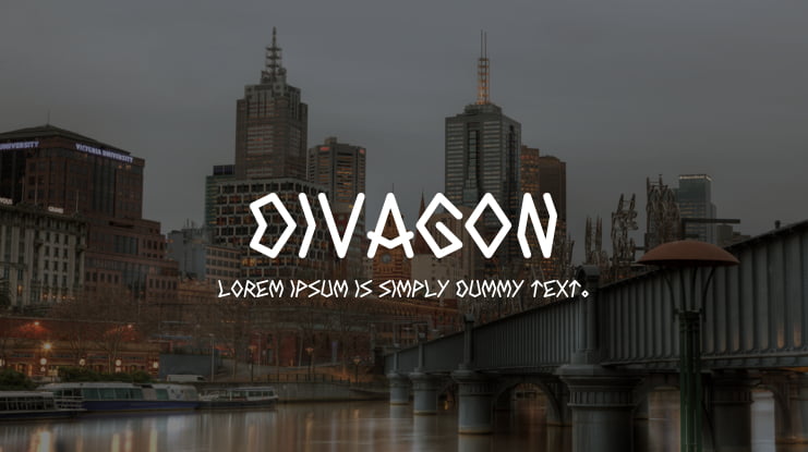 Example font Divagon #1