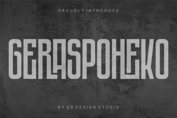 Example font Geraspoheko #1