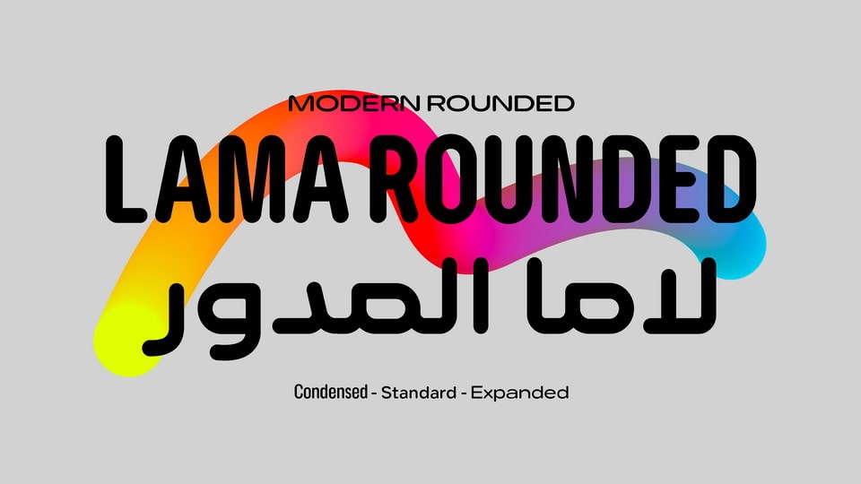 Example font Lama Rounded Expanded #1