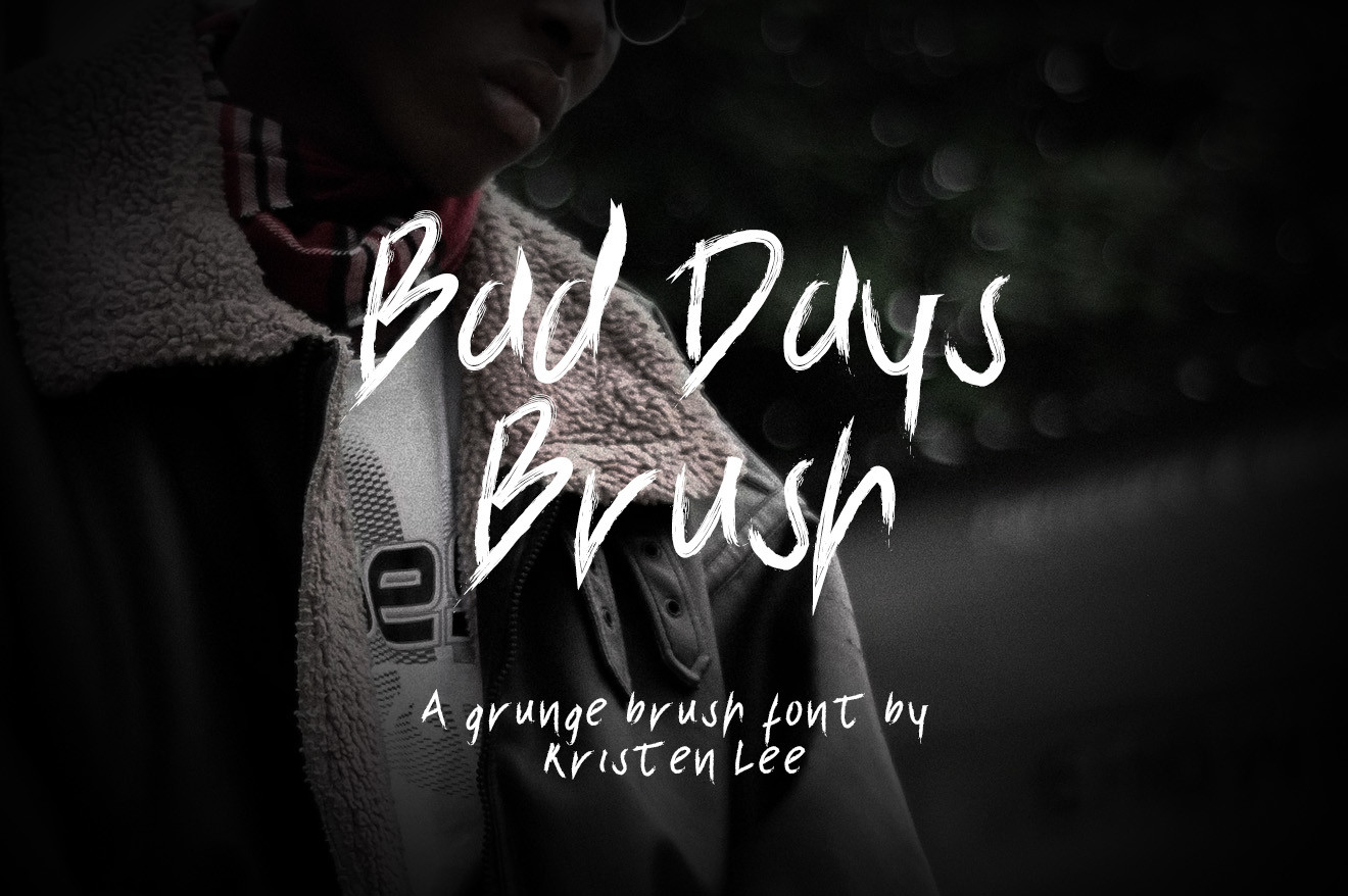 Bad Days Brush Font