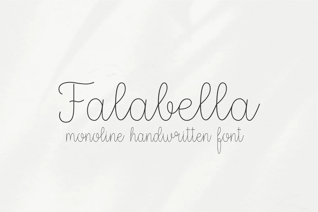Example font Falabella #1