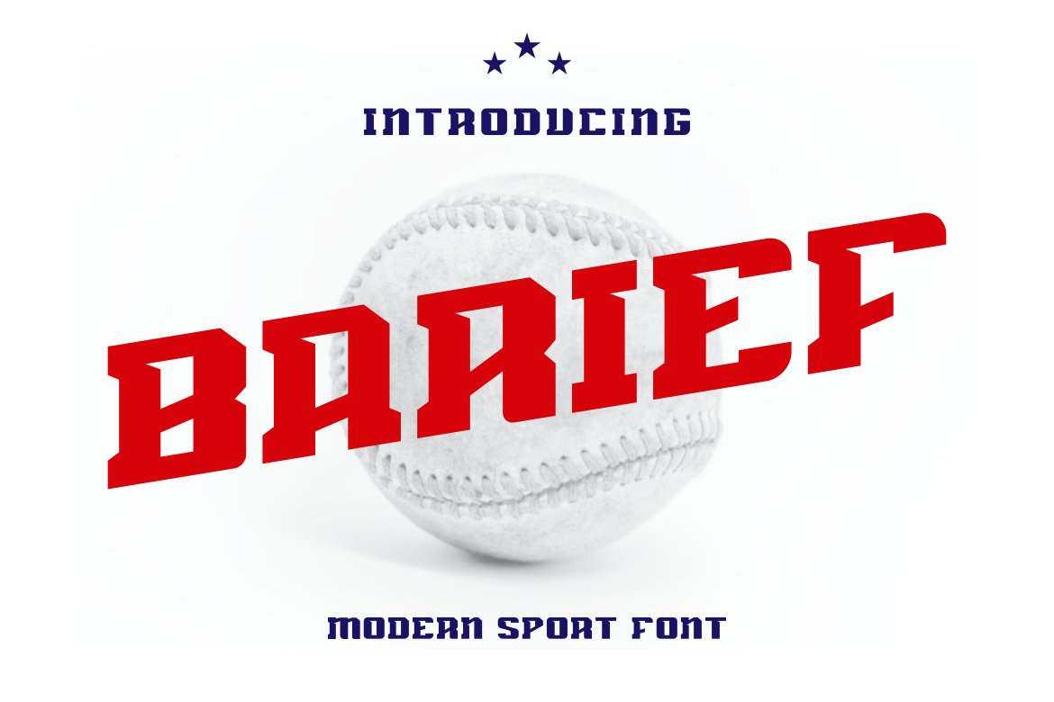 Example font Barief #1