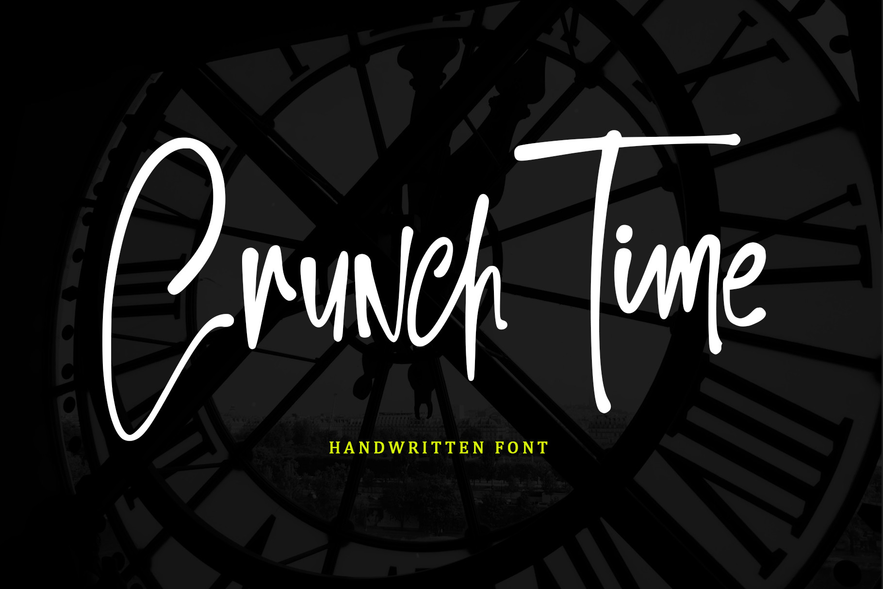 Example font Crunch Time #1