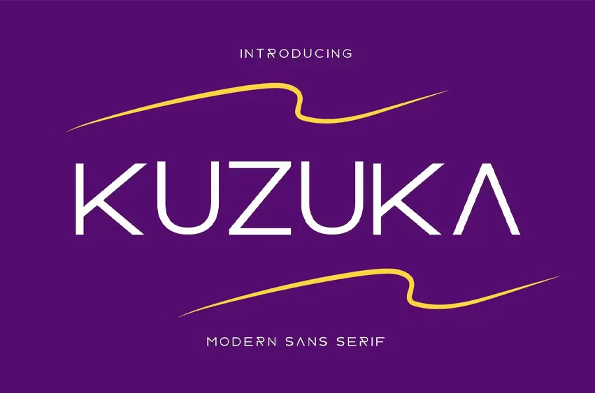 Example font Kuzuka #1