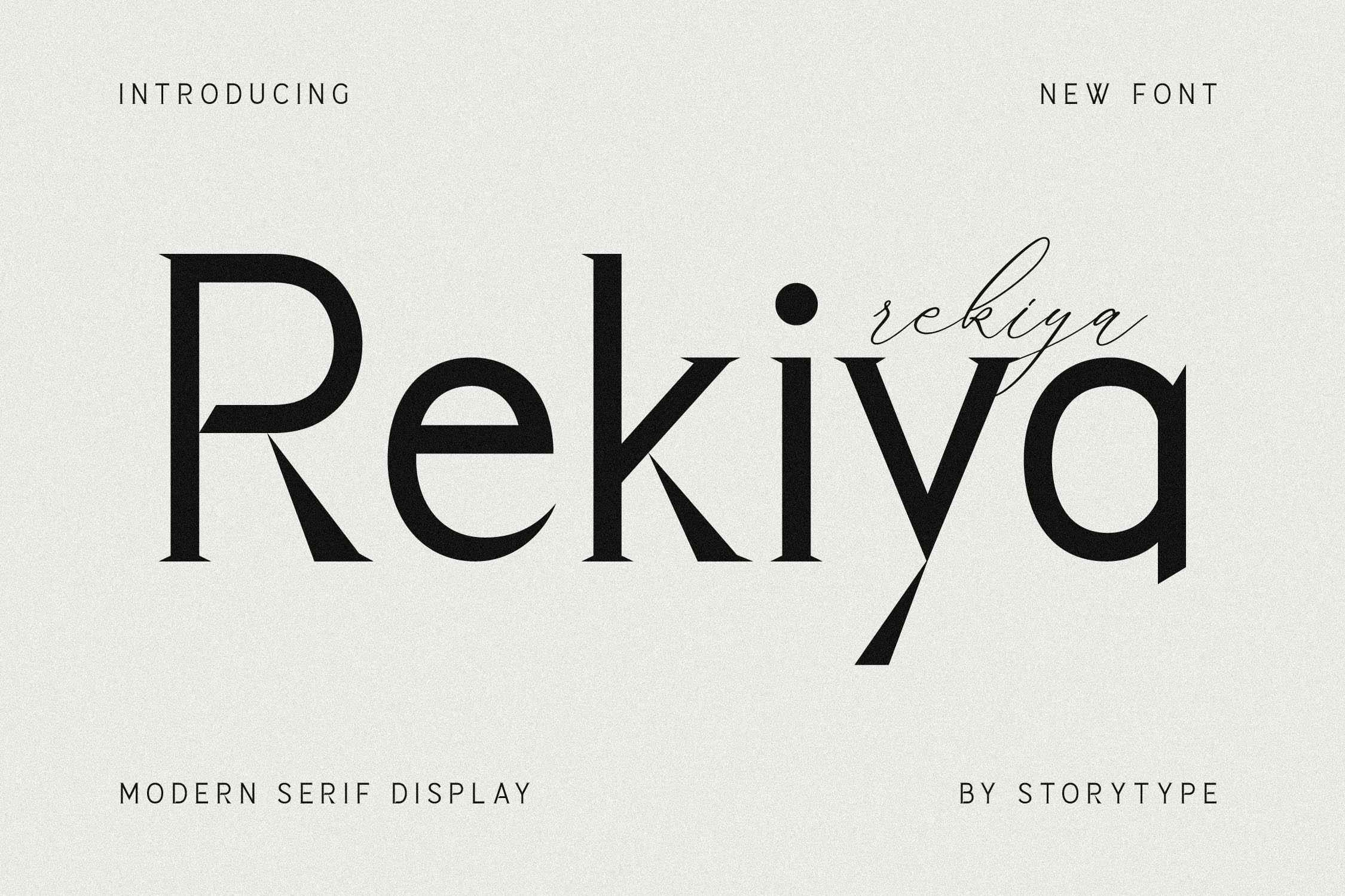 Example font Rekiya #1