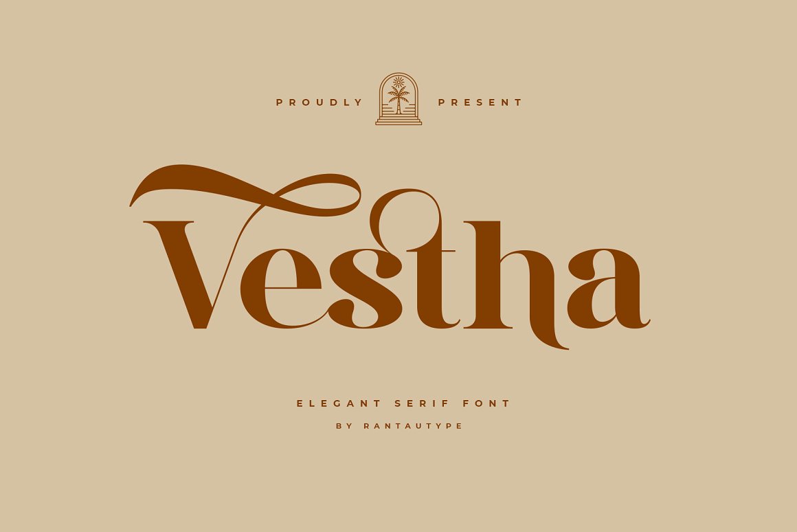 Example font Vestha #1