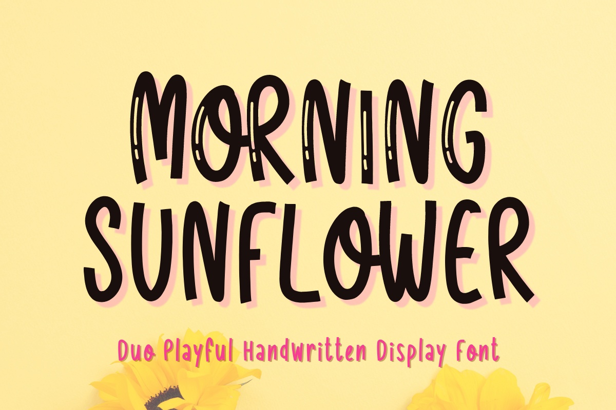 Example font Morning Sunflower #1