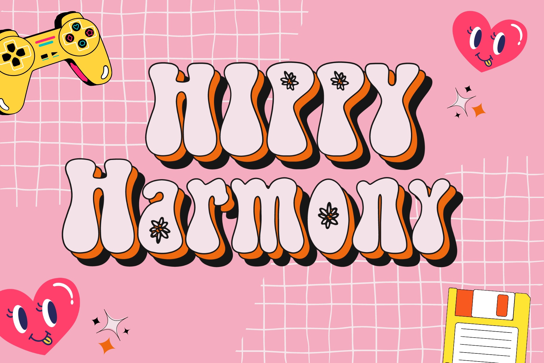Hippy Harmony Font