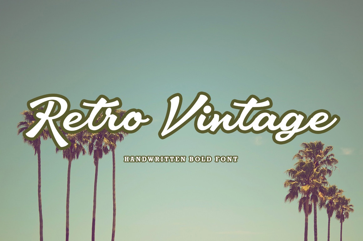 Example font Retro Vintage #1