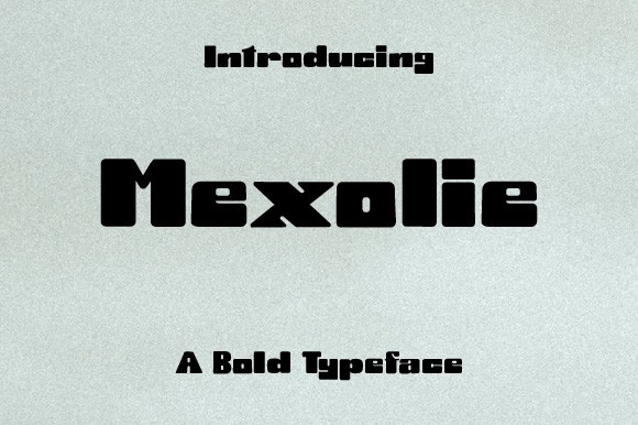 Example font Mexolie #1