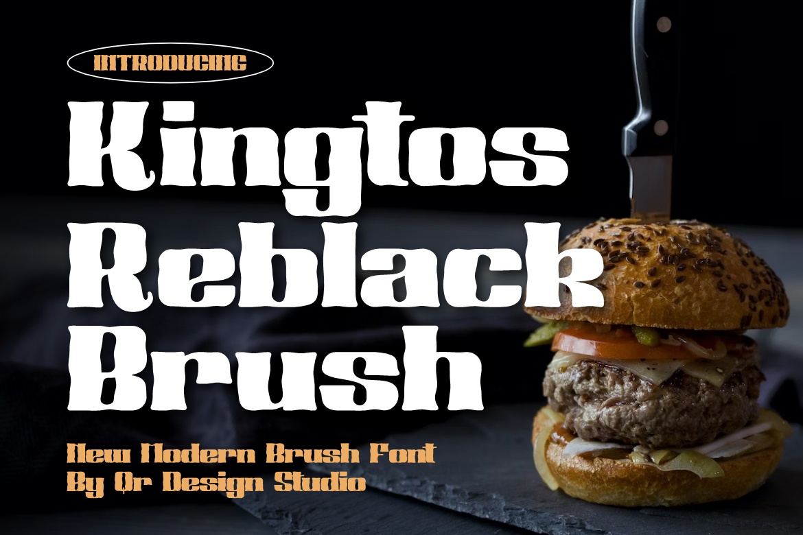 Kingtos Reblack Brush Font