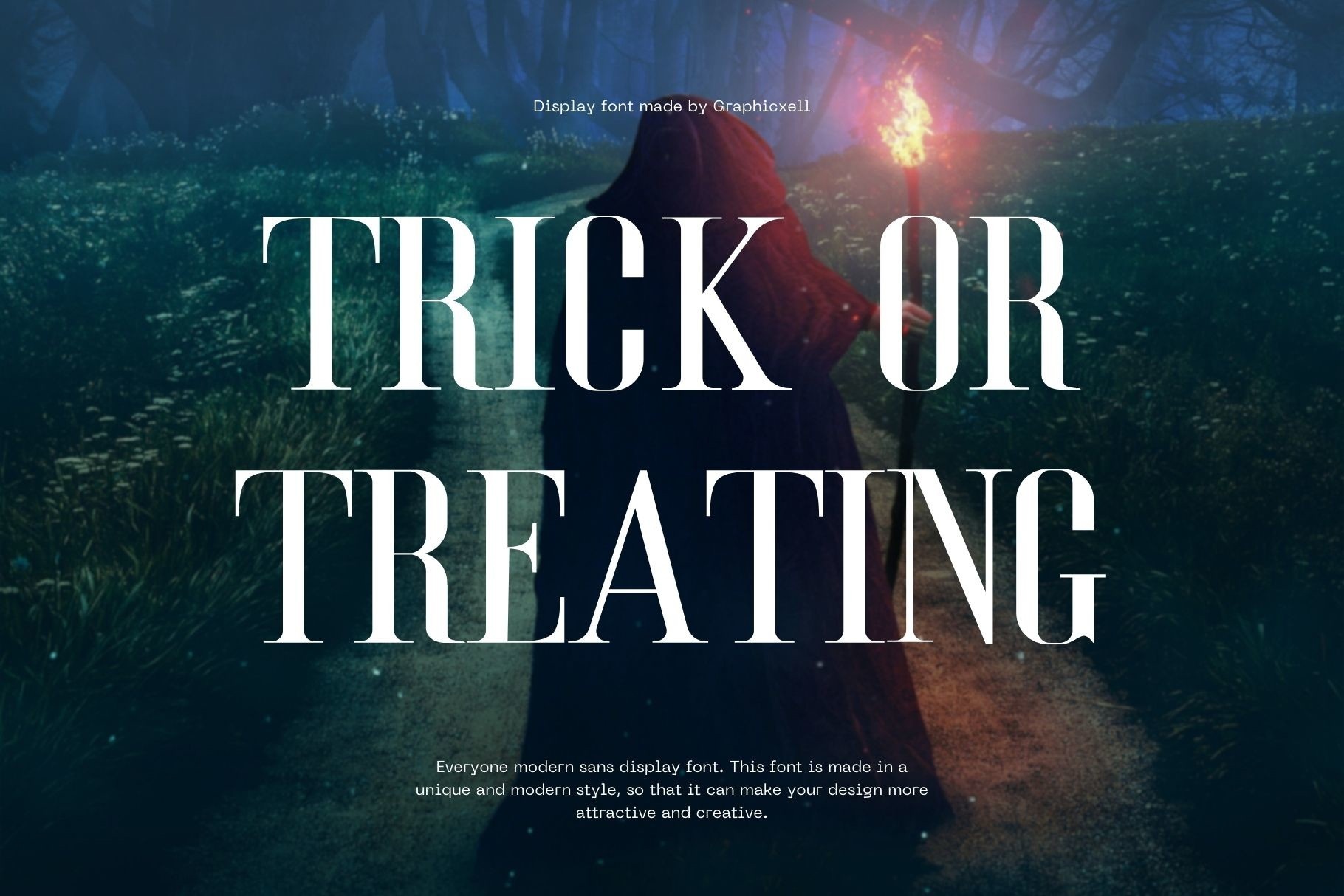 Example font Trick or Treating #1