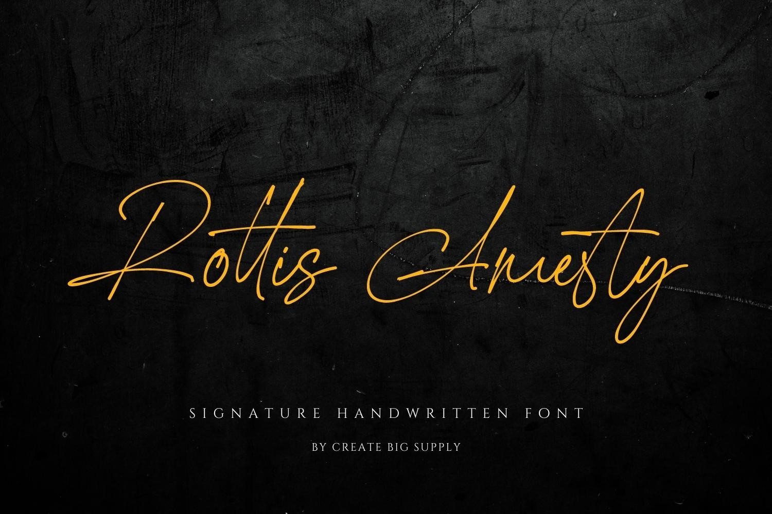 Rottis Amesty Font