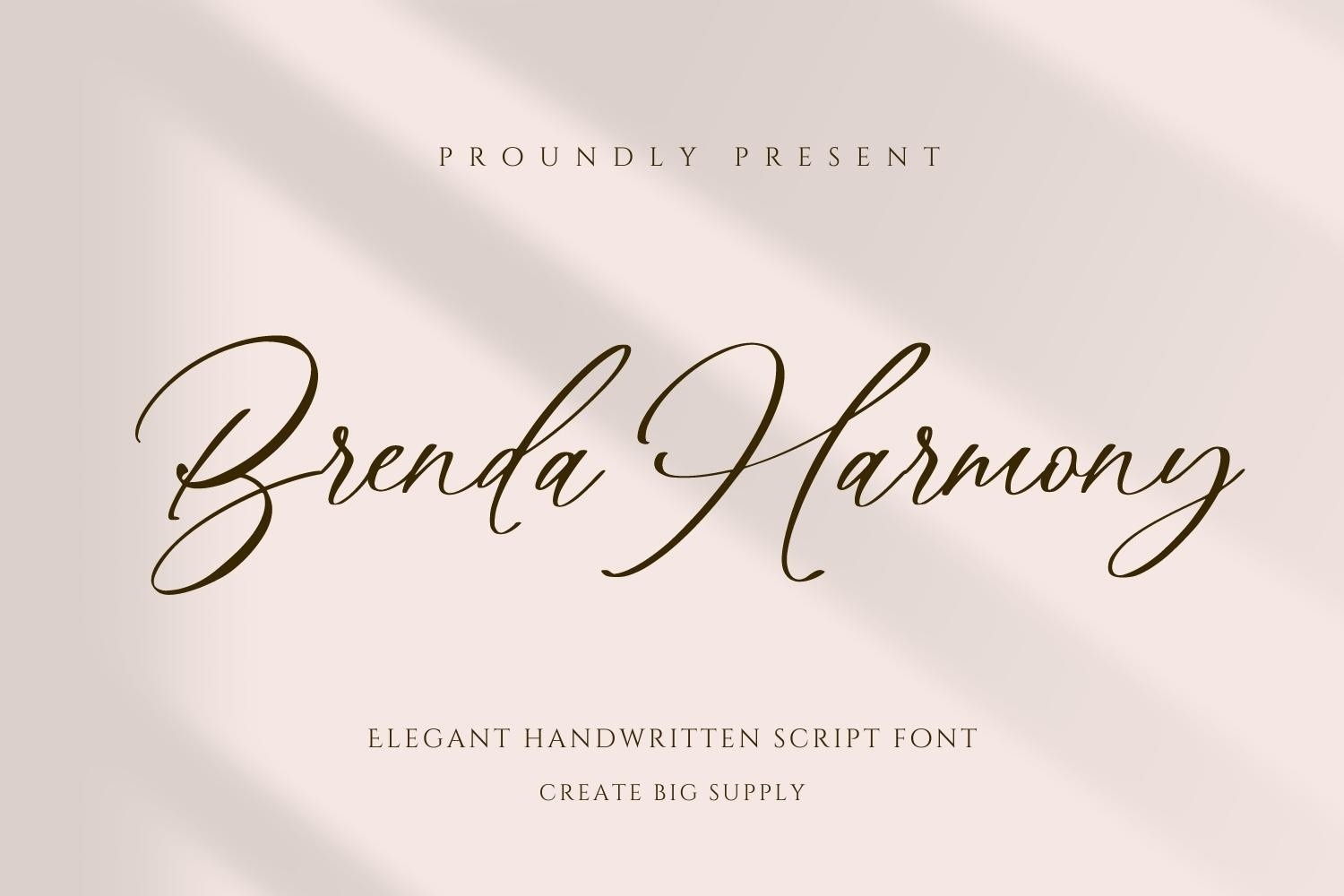 Brenda Harmony Font