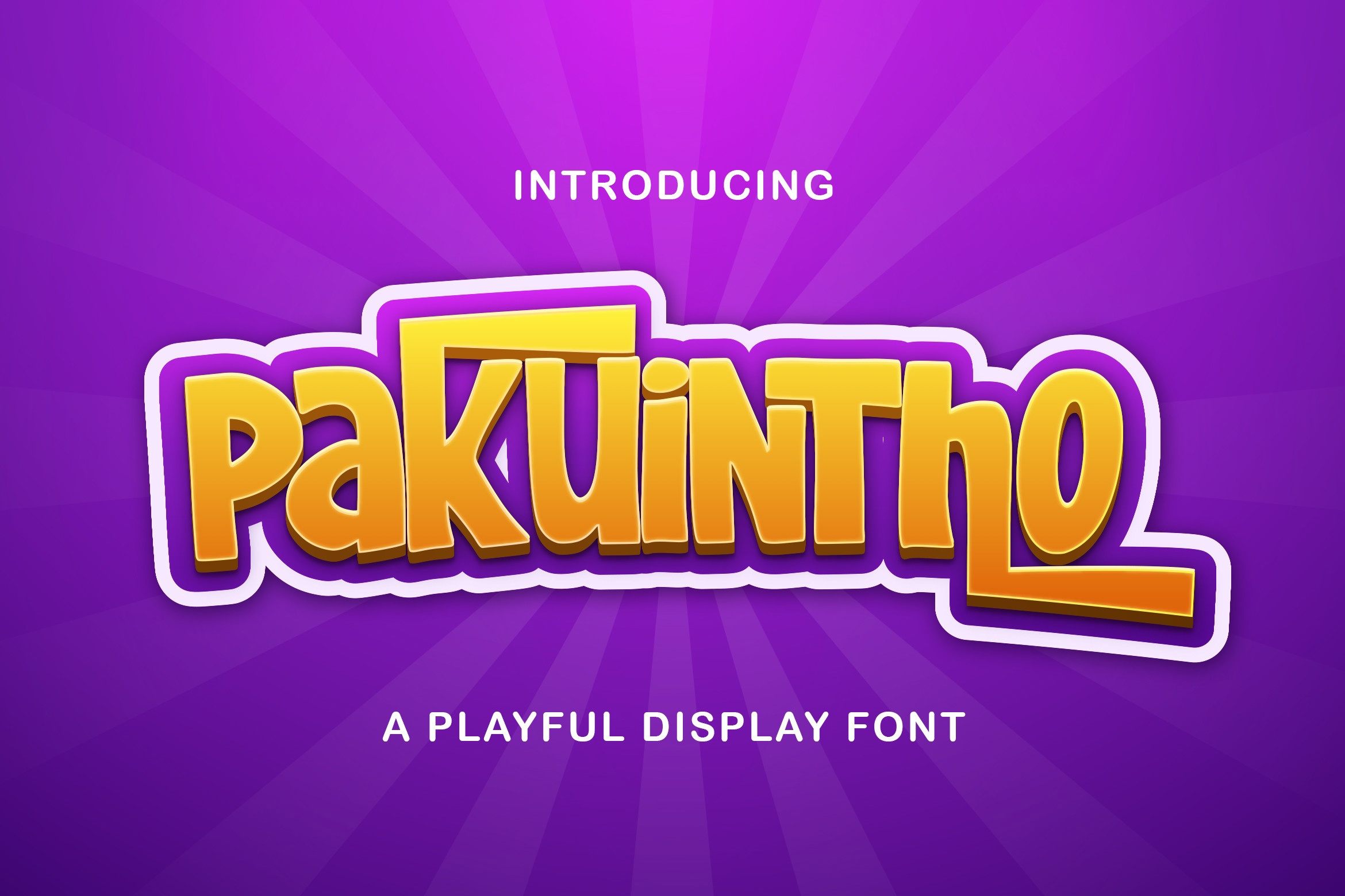 Example font Pakuintho #1