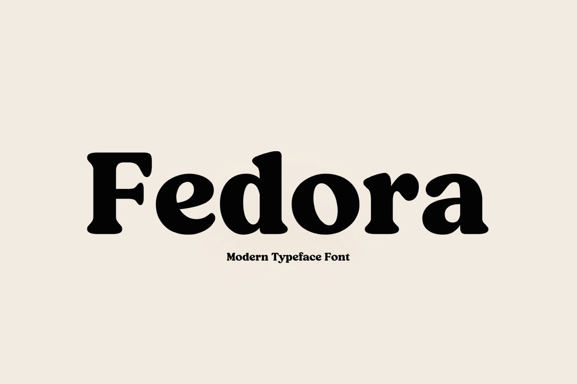 Example font Fedora #1