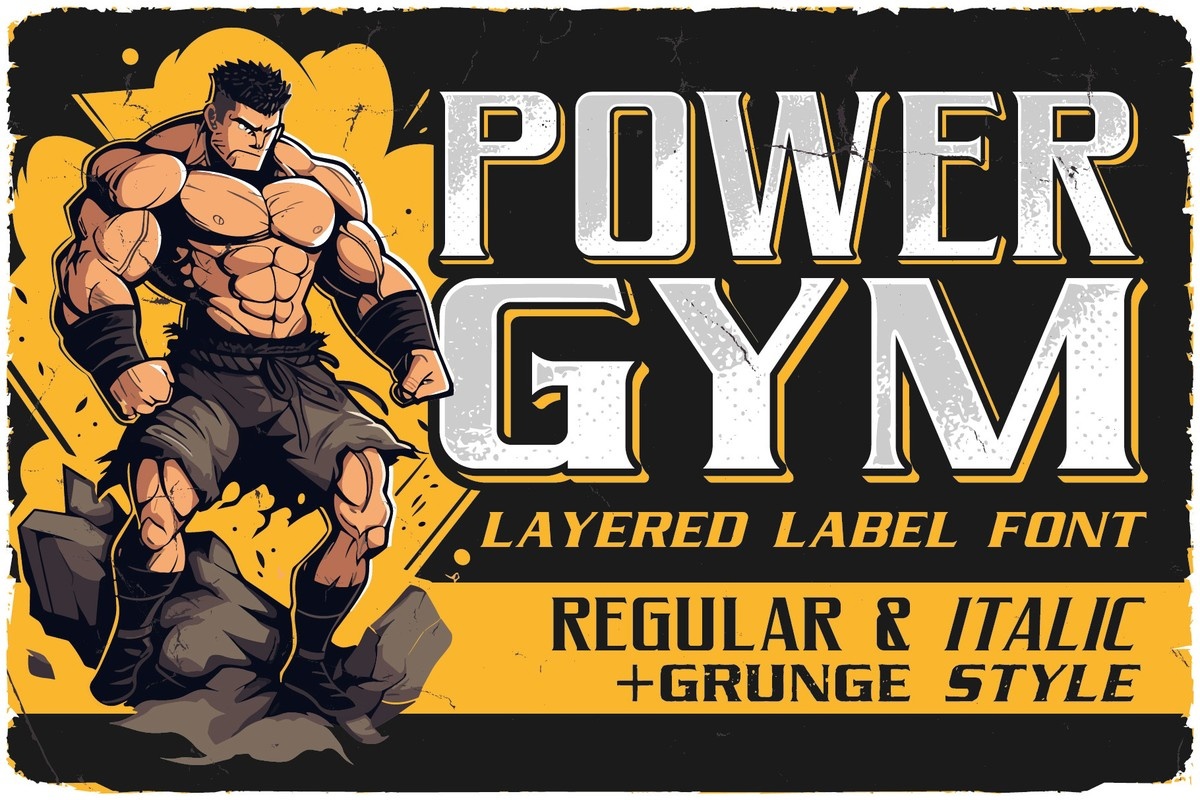 Example font Power Gym #1