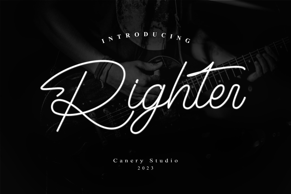 Example font Righter #1