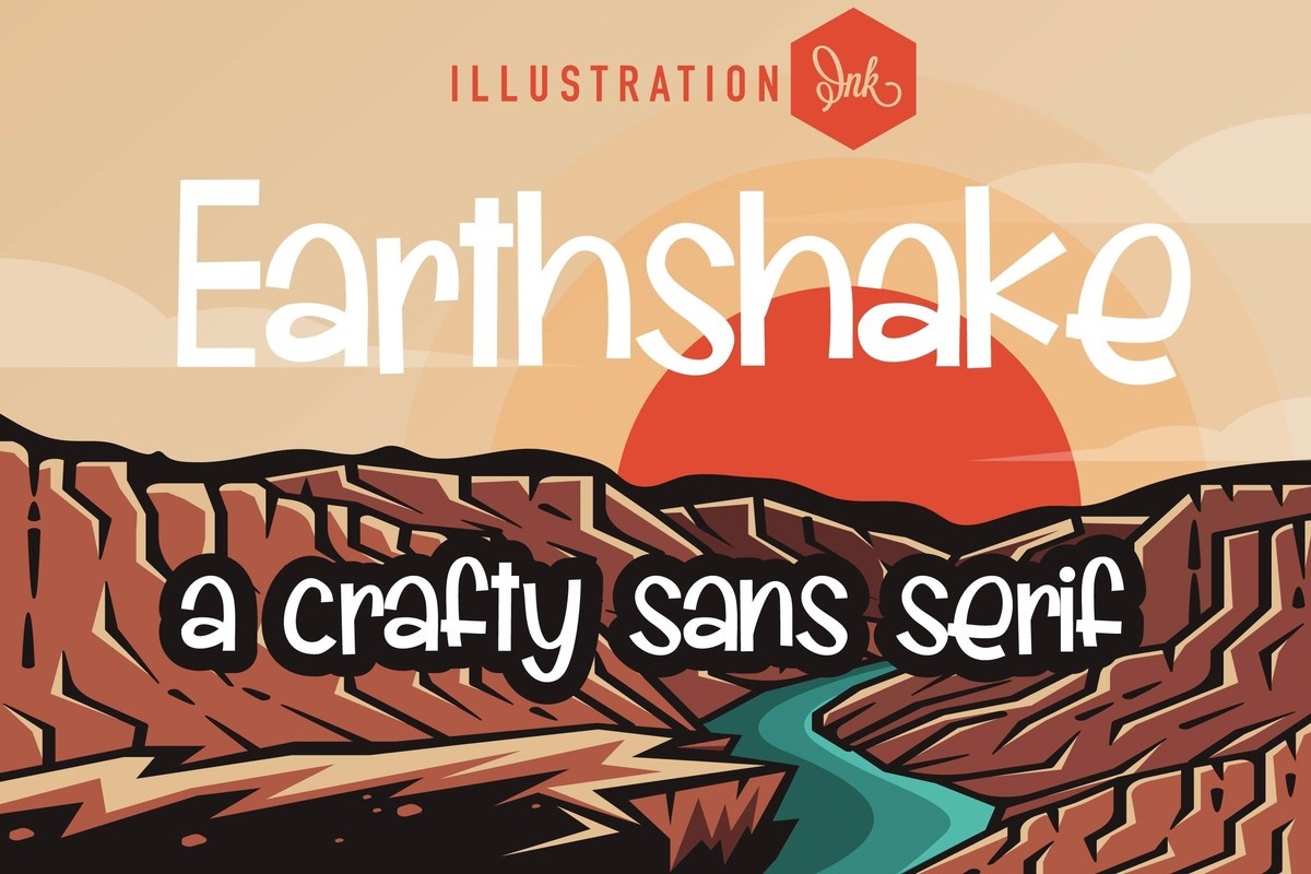 Example font PN Earthshake #1