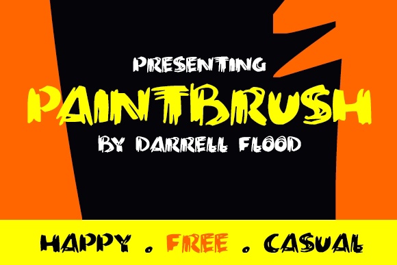 Paintbrush Font