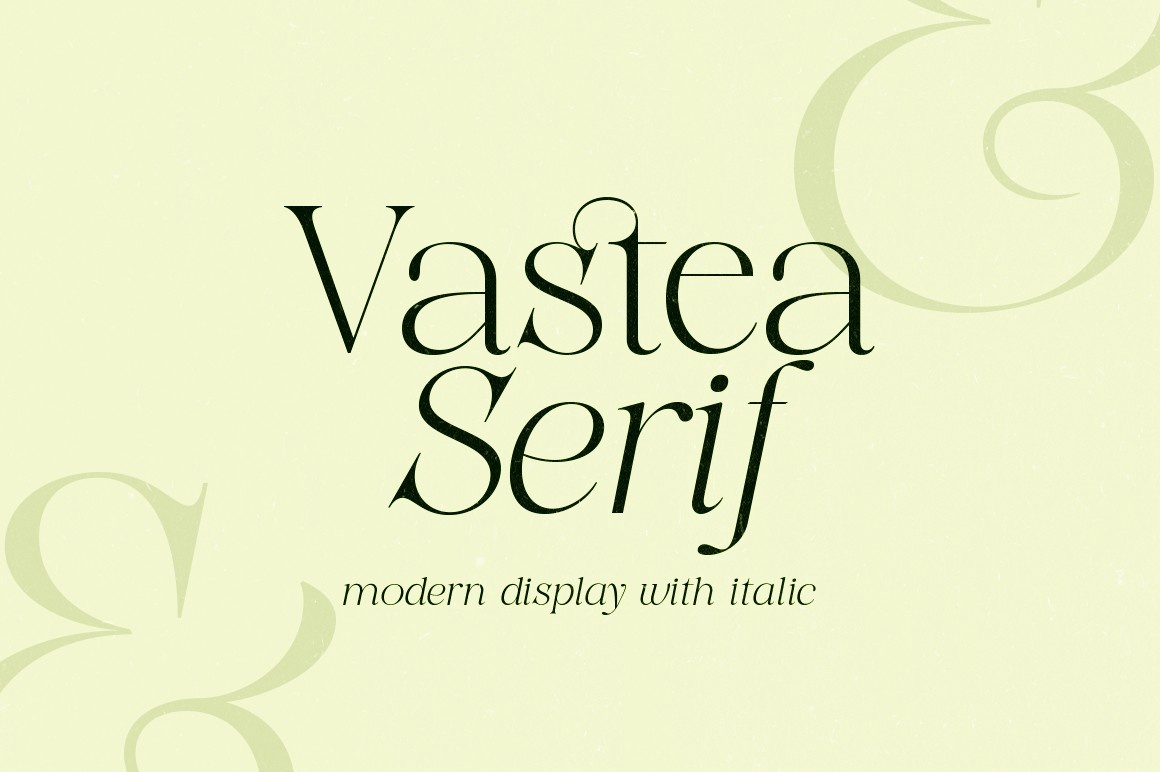 Example font Vastea Serif #1