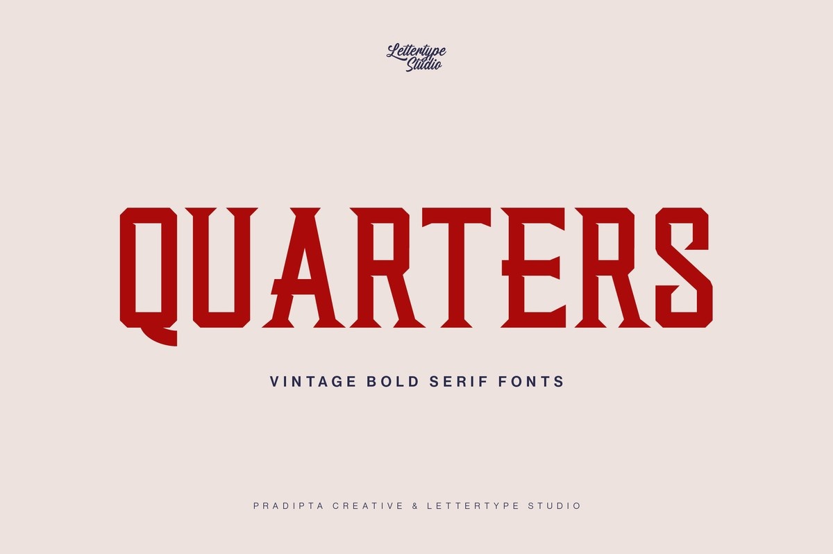 Quarters Font