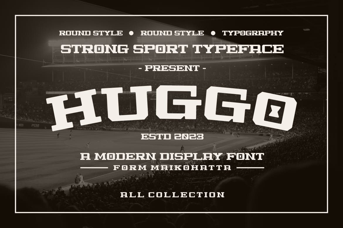 Example font Huggo #1