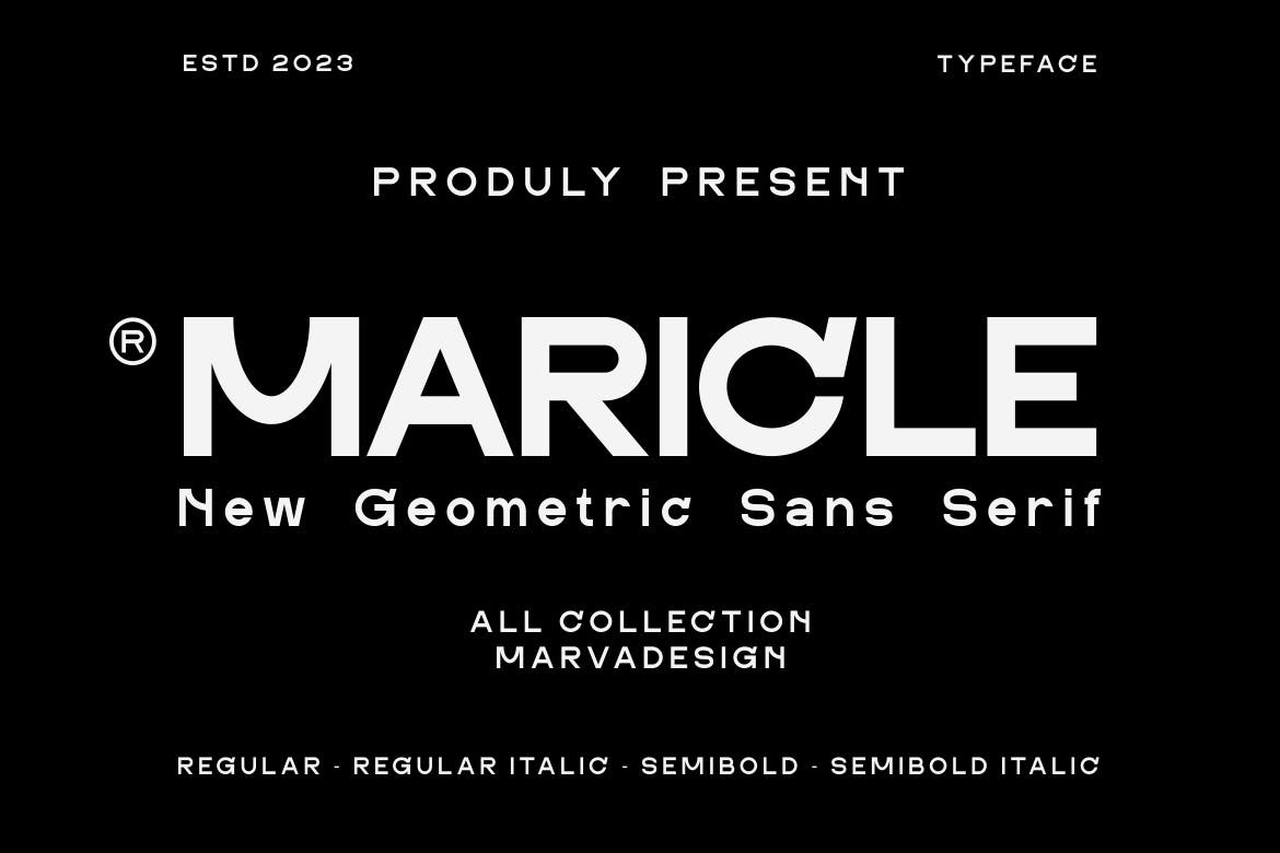 Example font Maricle #1