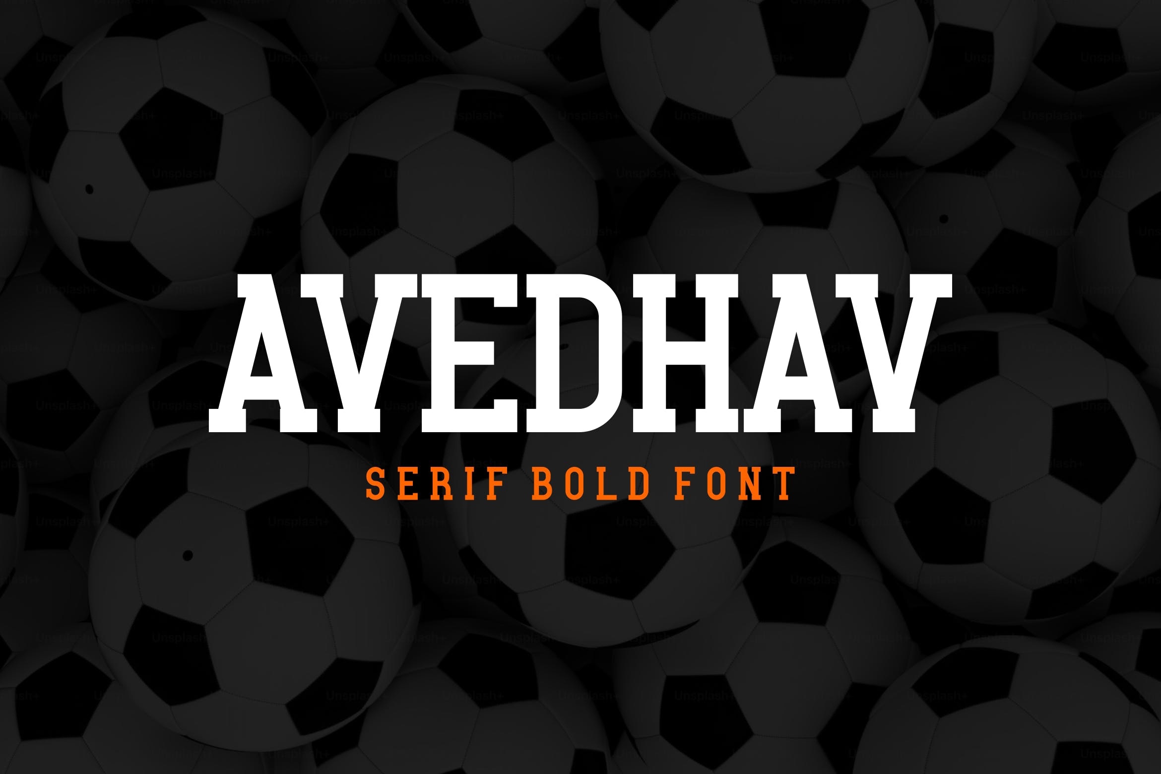 Example font Avedhav #1