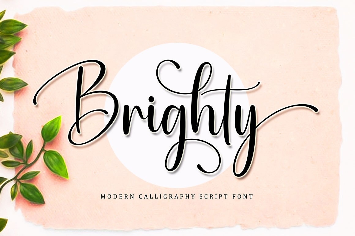 Example font Brighty #1