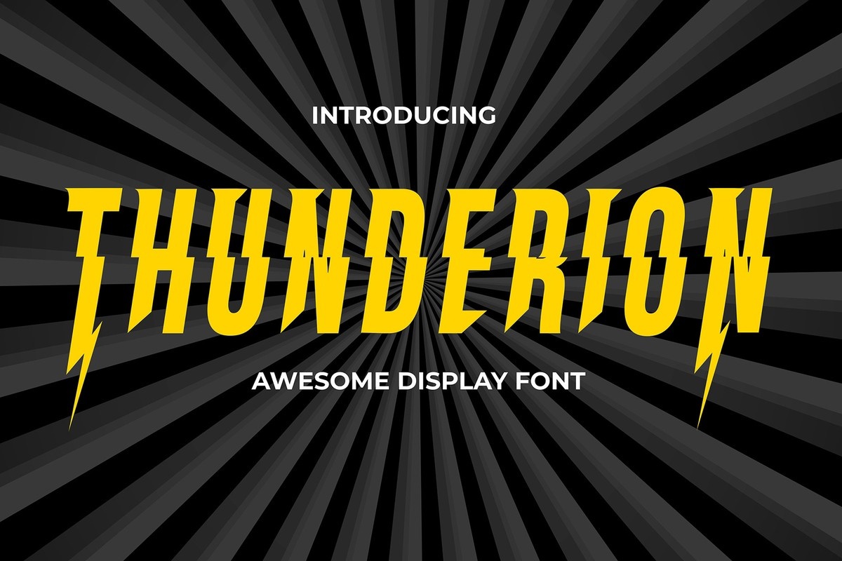 Thunderion Font