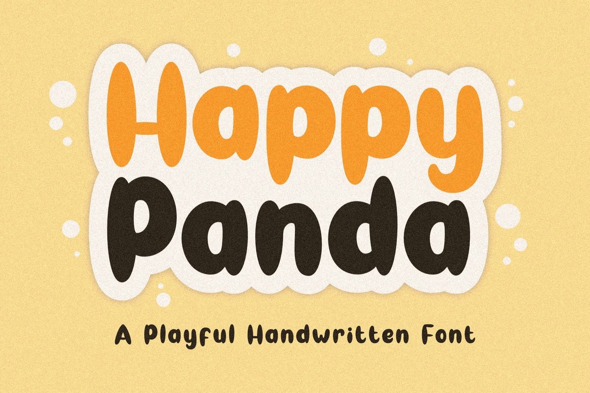 Happy Panda Font