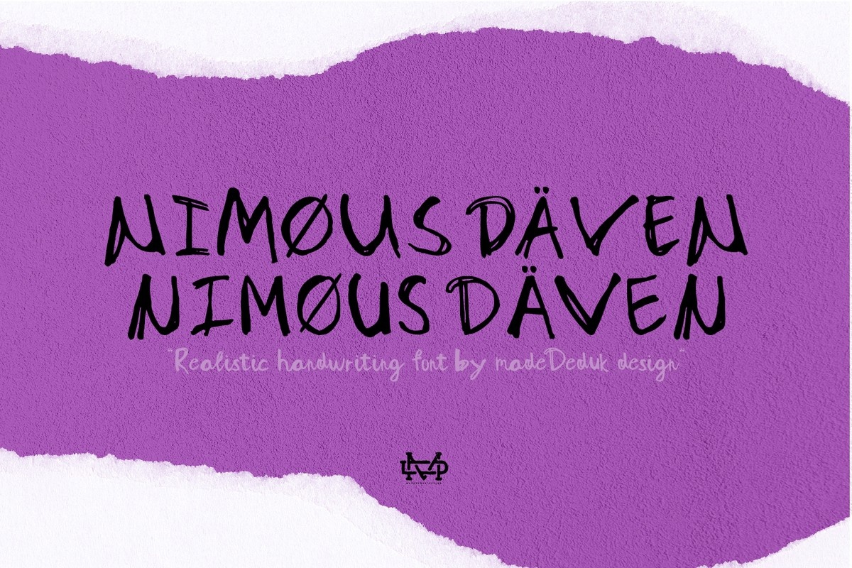 Example font Nimous Daven #1