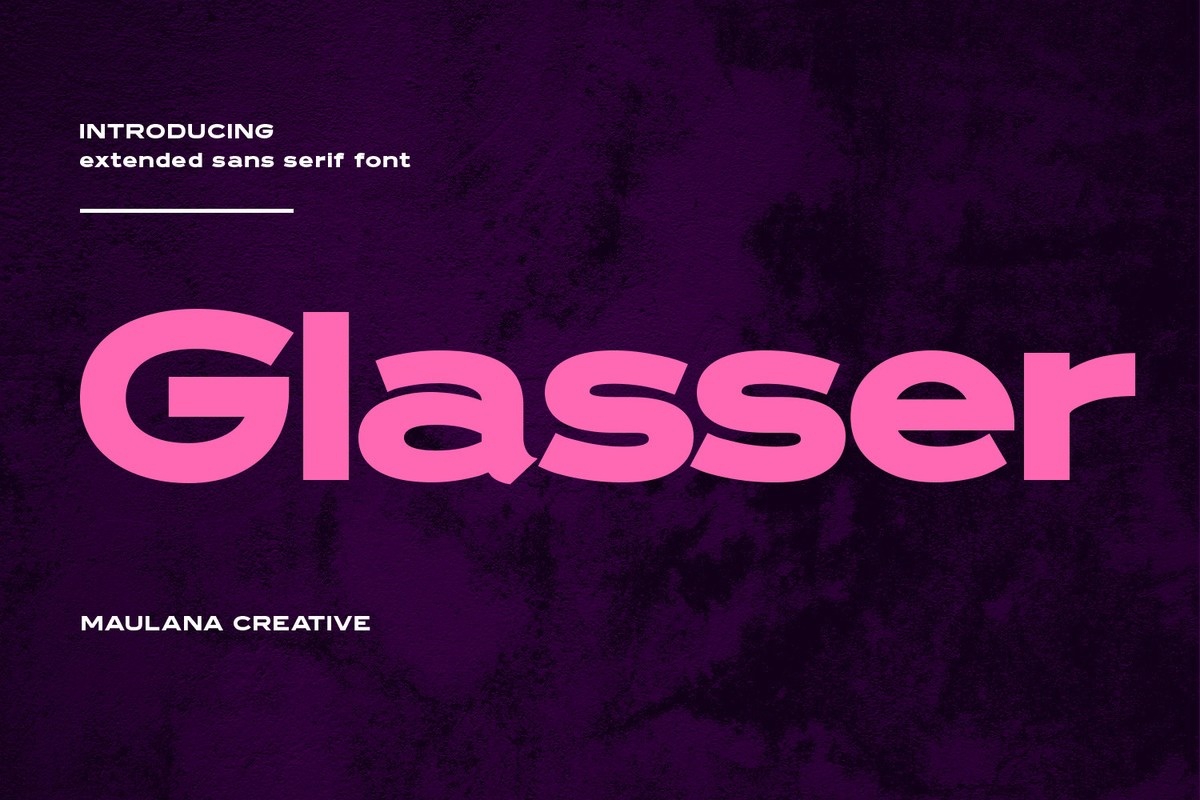 Example font Glasser #1