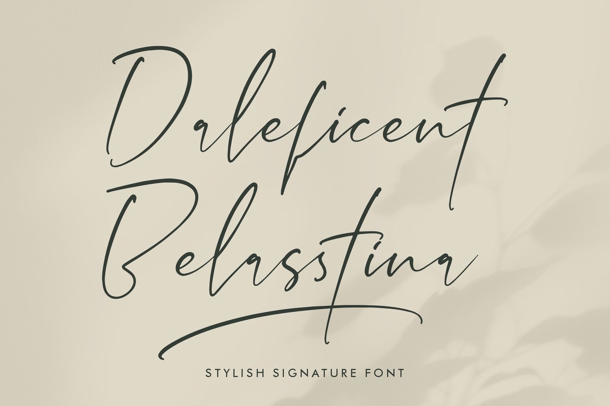 Daleficent Belasstina Font
