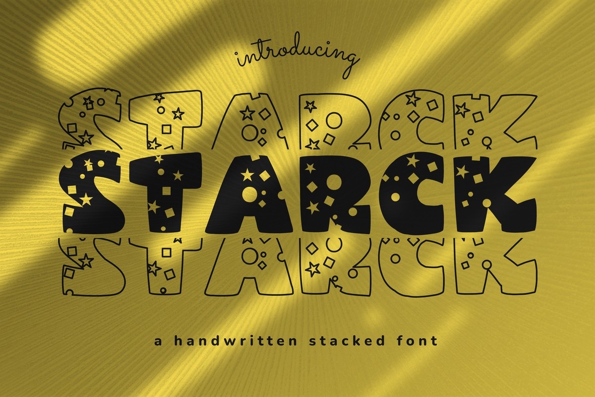 Starck Stacked Font