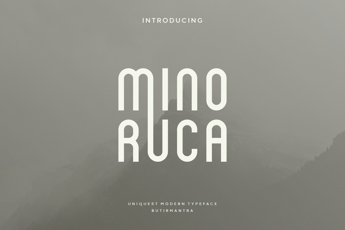 Example font Minoruca #1