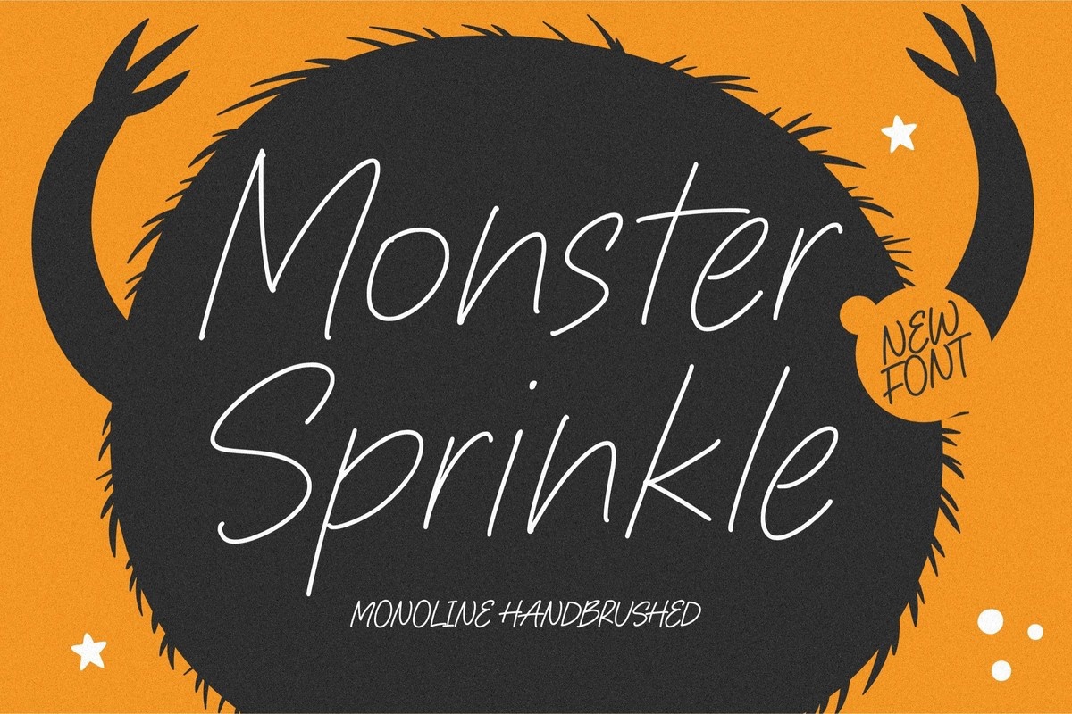 Monster Sprinkle Font