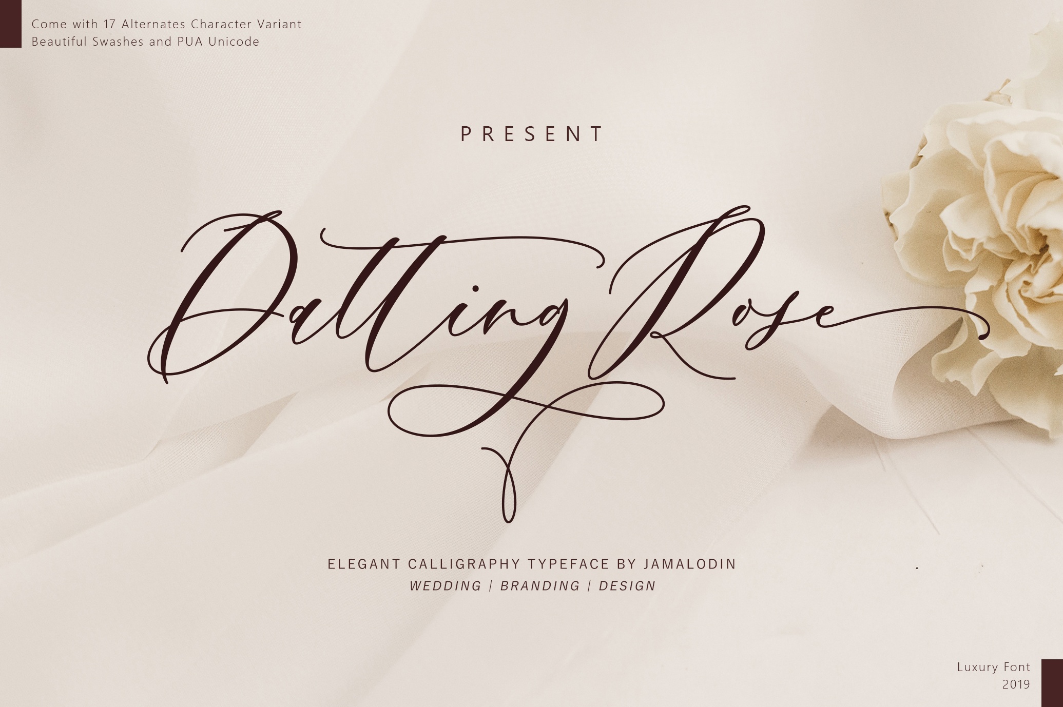 Datting Rose Font