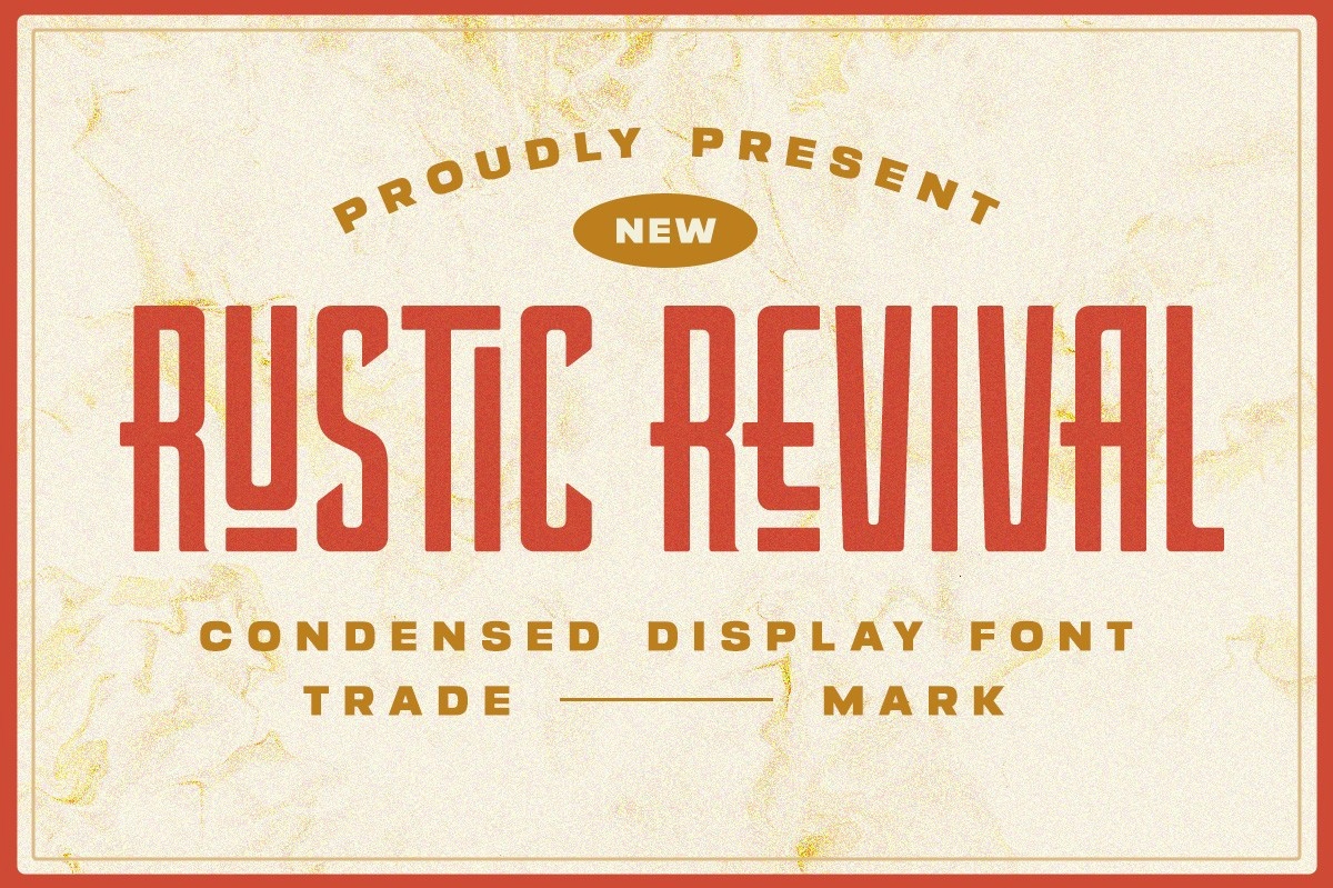 Example font Rustic Revival #1
