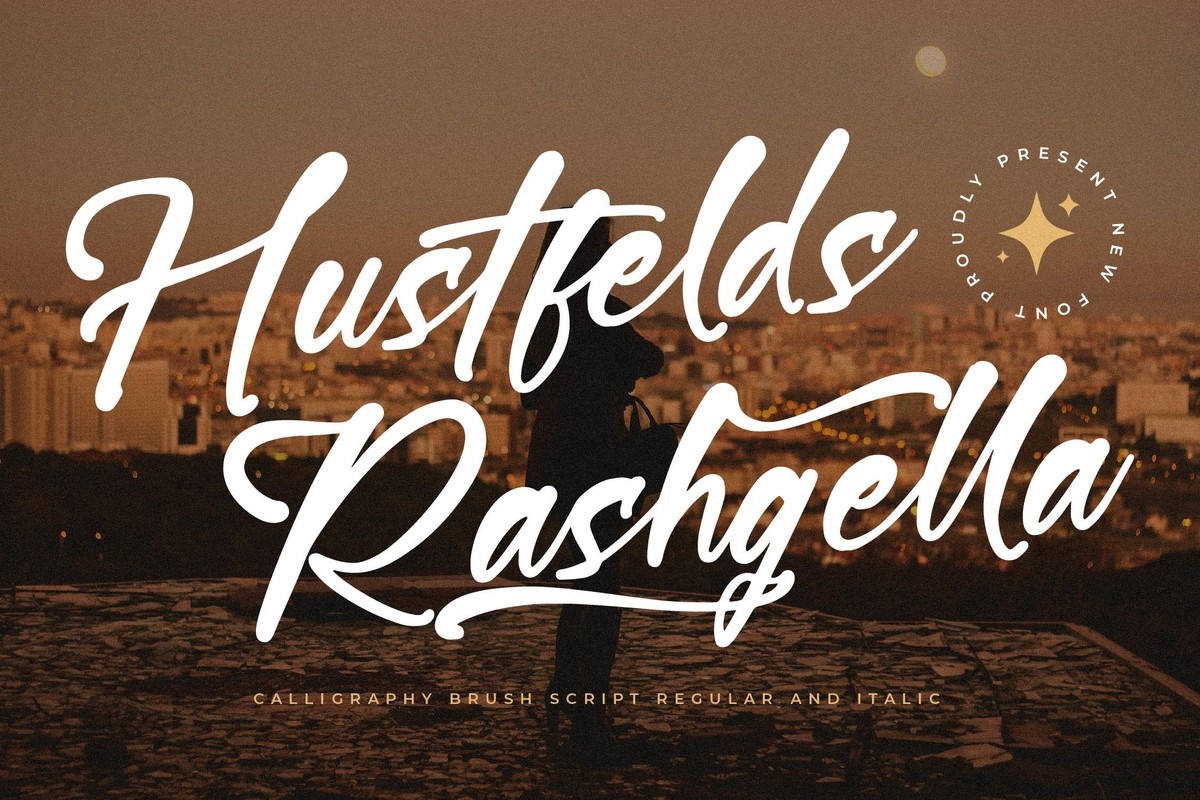 Example font Hustfelds Rashgella #1