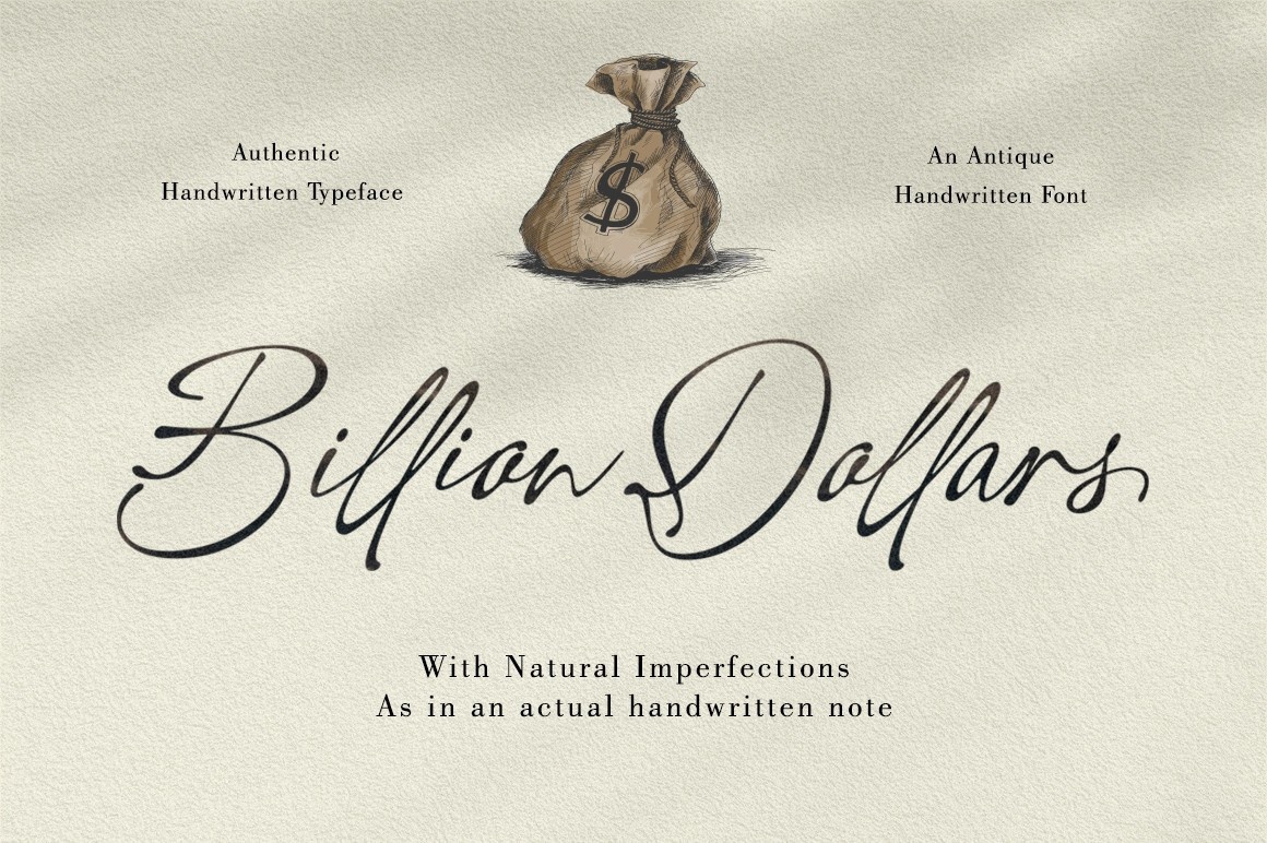 Billion Dollars Font