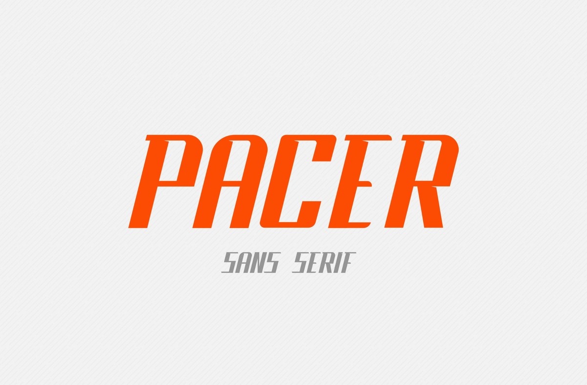 Example font Pacer #1