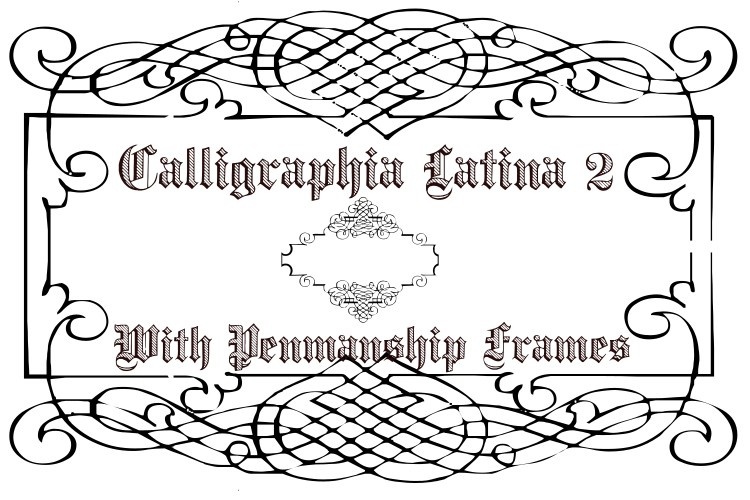 Example font Calligraphia Latina 2 #1