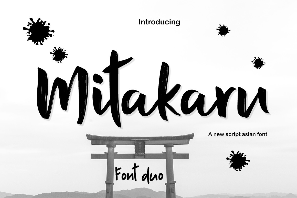 Example font Mitakaru #1