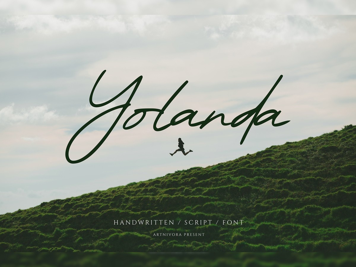 Example font Yolanda #1