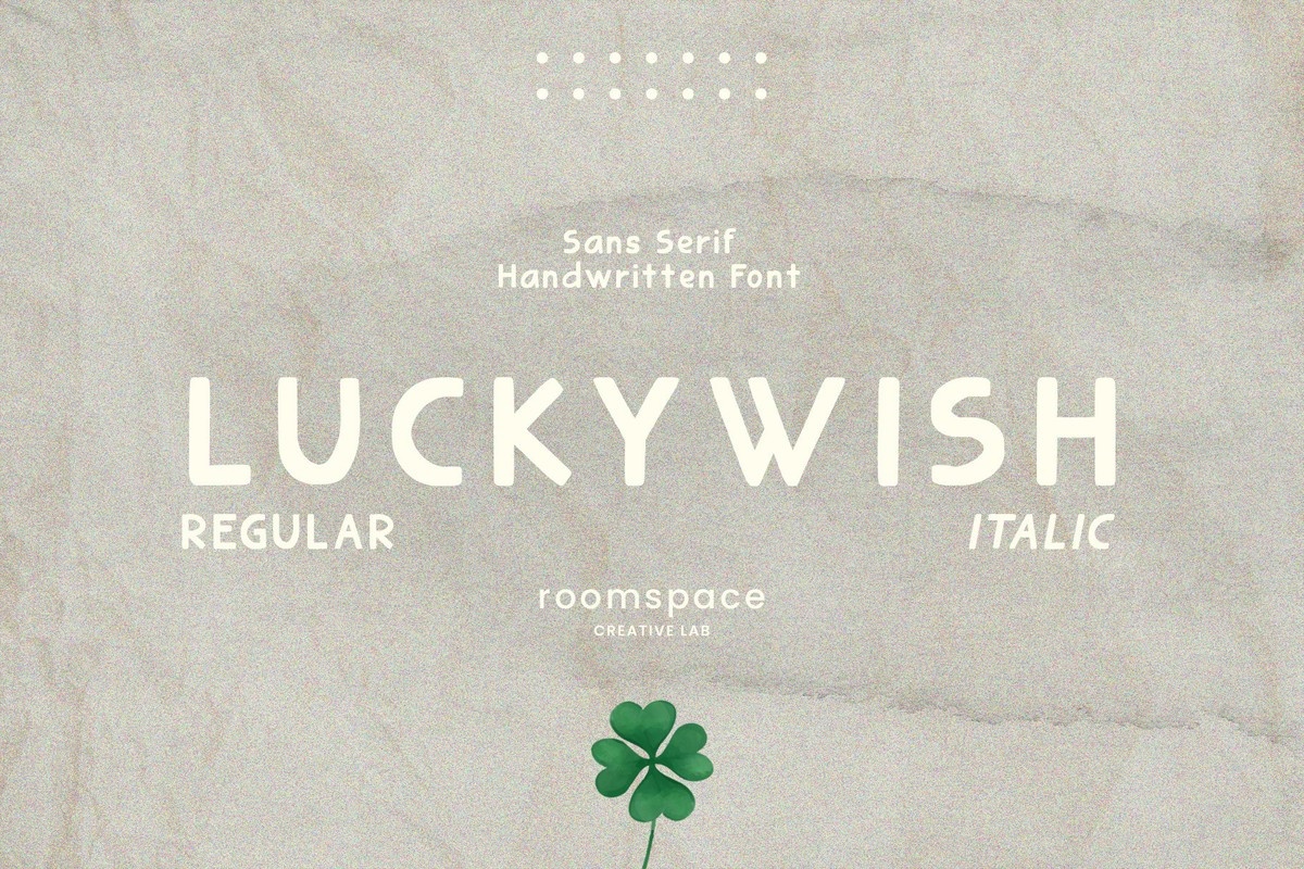 Example font Luckywish #1