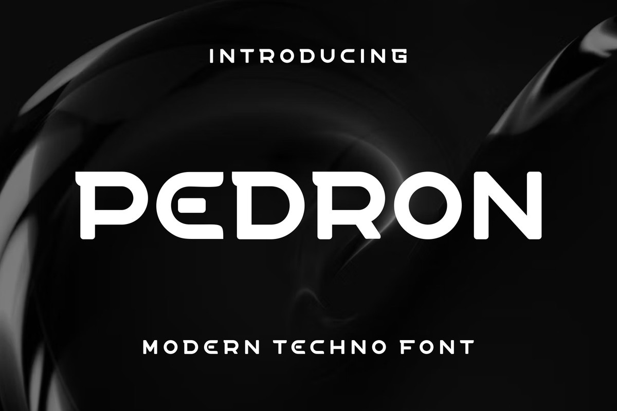 Example font Pedron #1