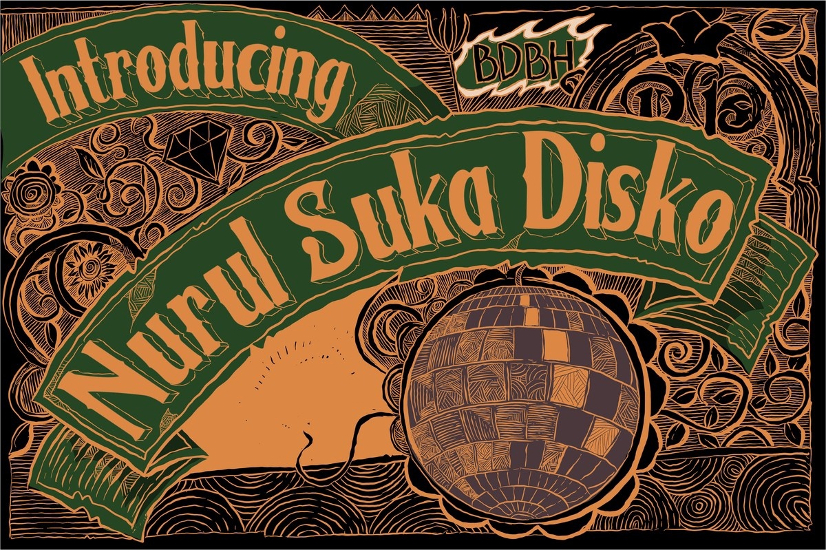 Example font Nurul Suka Disko #1
